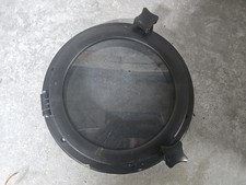 8 inch Boat Porthole Marine Round Hatches RV Windows Portlight Black