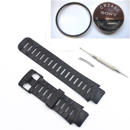 Elastomer black rubber strap - rubber,