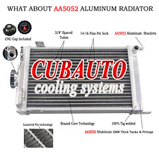 3 Rows Aluminium Radiator For Go Kart Go-Kart Karting Gearbox Shifter Kart UK