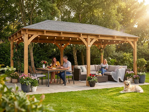 Heavy duty gazebo 6x3m - duty,