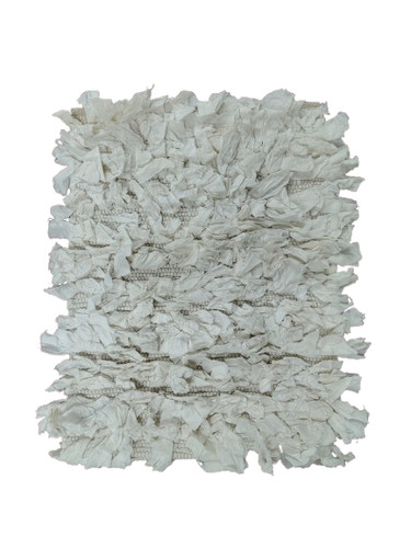 Rag rug 60cm cream - rag, ivory