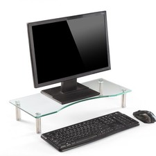 Ttap Clear Glass Monitor Stand