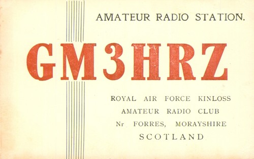Qsl card radio scotland - x,