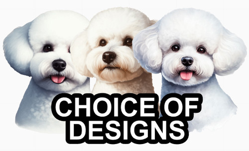 Bichon frise self adhesive - adhesive, dog