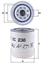 Oil Filter MAHLE Fits JAGUAR