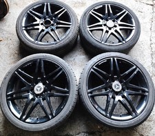 MERCEDES C CLASS W204 C220 AMG 2011-2015 SET OF 4 X 18" ALLOY WHEELS AND TYRES