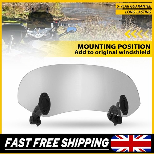 Motorcycle smoked windshield - motorcycle,
