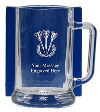 Personalised Darts Pint Glass