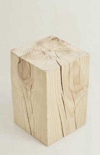 Pine side table zara - side, home
