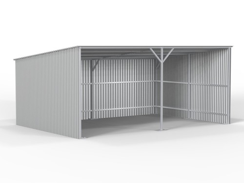 Metal field shelter livestock - metal,