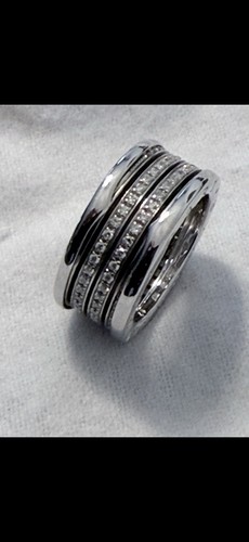 Auth bvlgari ring - ring, diamond
