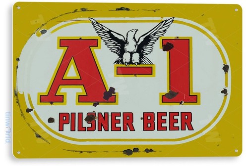 Tin sign pilsner beer - sign, a-1