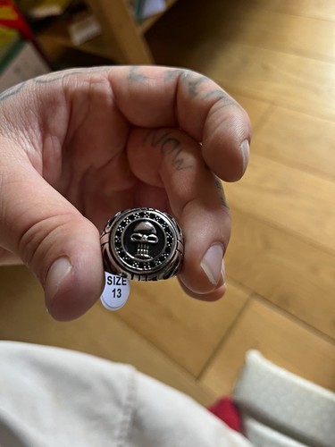 Men stainless steel skull - men's,