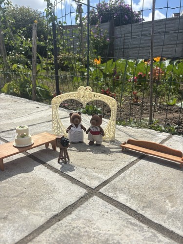 Bear wedding doll playset lot - bear,