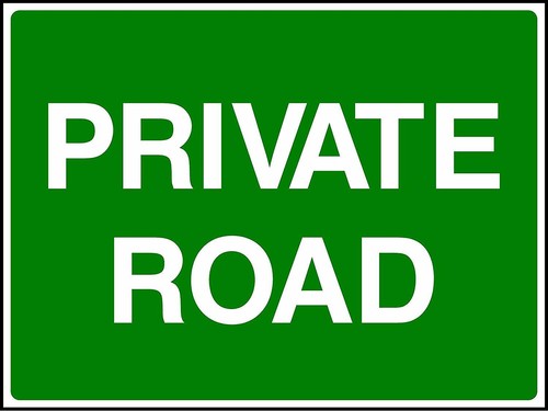 Road traffic sign private - ,