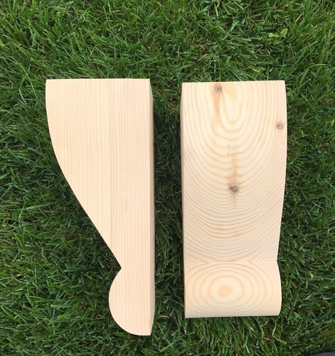 Wooden corbels shelf - corbels, (shelf