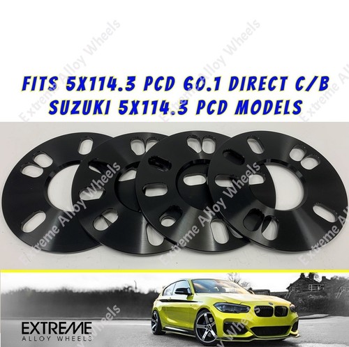 Alloy wheel spacers - alloy, 5mm