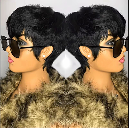 Women short pixie cut - women', wig