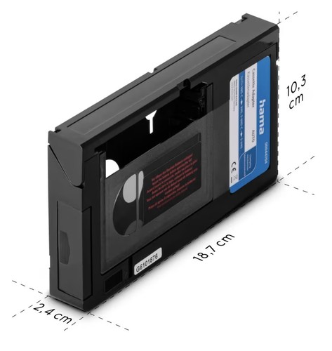 Vhs cassette adapter - vhs-c,