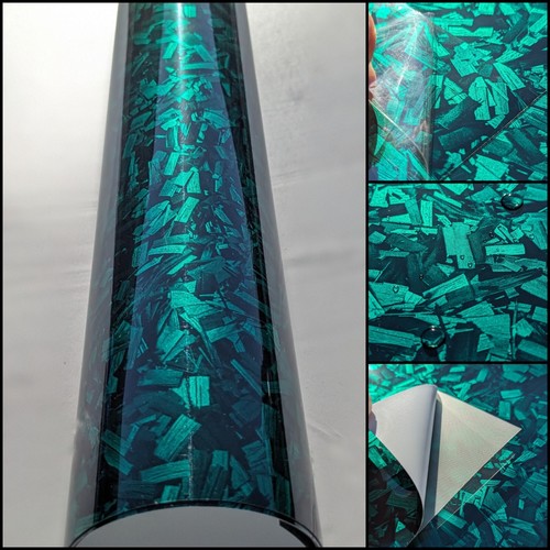 Gloss green forged carbon - green,