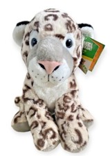Snow Leopard Soft Toy Plush Animal Planet Cuddly 11" 2013 Big Cat GOSH 
