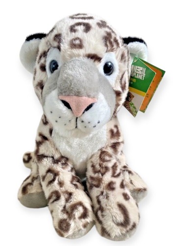 Snow leopard soft toy plush - leopard,