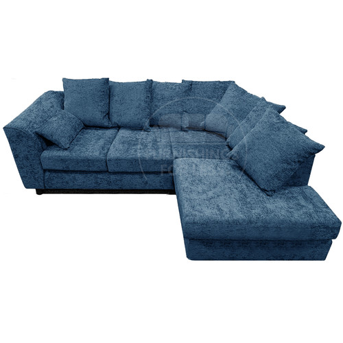 Monaco blue corner - blue, sofa