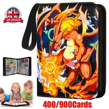 Trading Card Binder Album Folder 400/900 Cards Pokemon/MTG/Yugioh Sleeves Case
