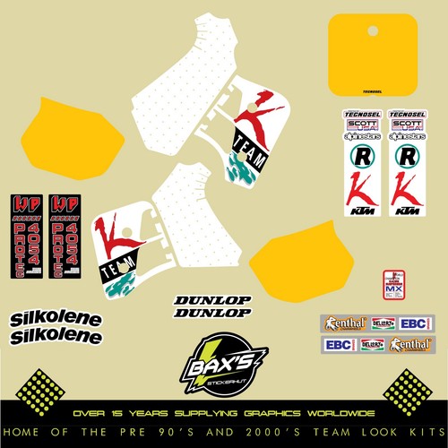1989 ktm 500 graphics - ktm, evo