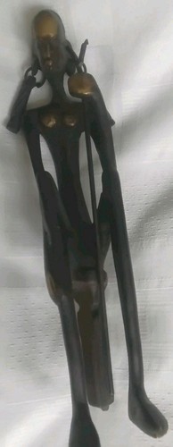 African bronze brass - bronze, female