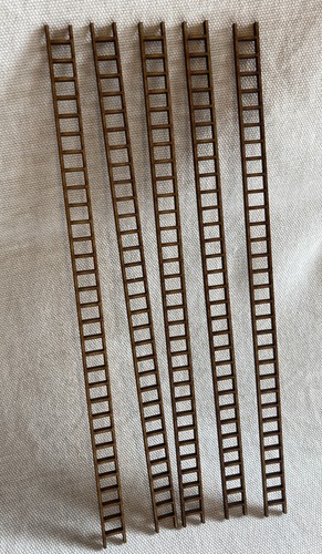 200mm wooden ladders 20cm - 5x, ladders.
