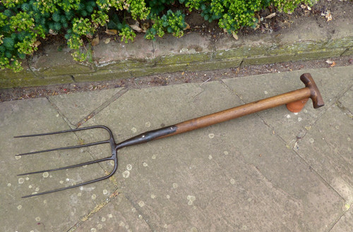 Vintage manure fork - vintage, pitch