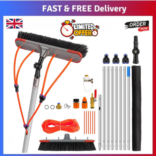 Water fed window cleaning - 7m,