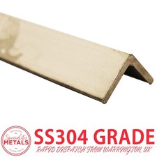 STAINLESS STEEL Equal ANGLE IRON  | 1 Metre Strip Angular Iron Rapid Dispatch