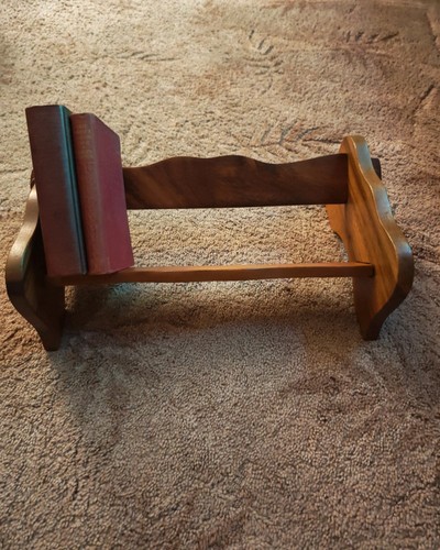 Unique vintage solid wood book - vintage,