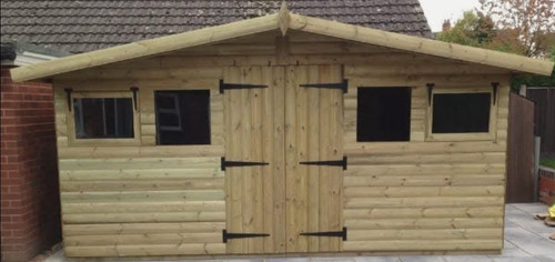 12x8apex shed heavy duty - ,