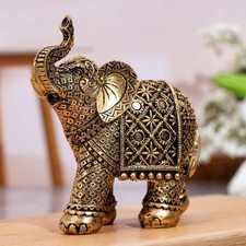 Elephant Statue Lucky Feng Shui Elephant Ornament Elephant Sculpture for Living