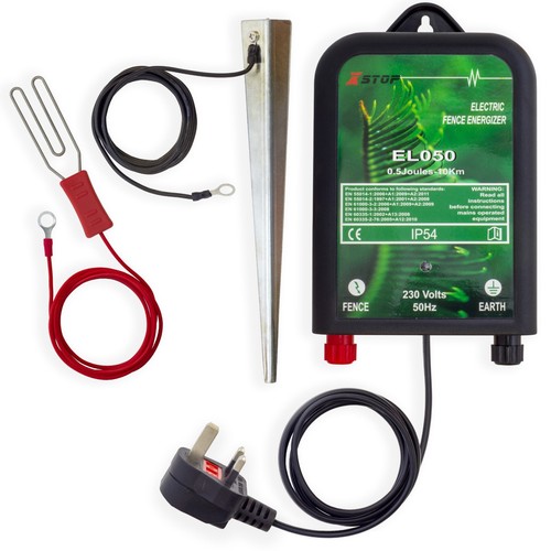 Stop mains electric fence - mains,