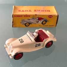 Dinky Toys 108 M.G. Midget Sports. Boxed