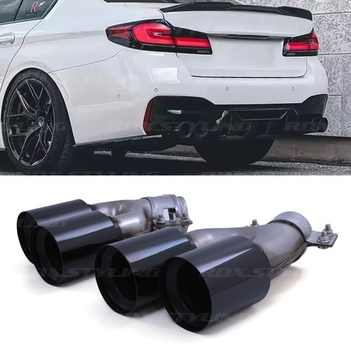 Style tailpipes gloss black - style,
