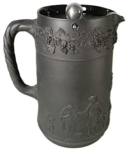 Wedgwood basalt jug with a - jug,