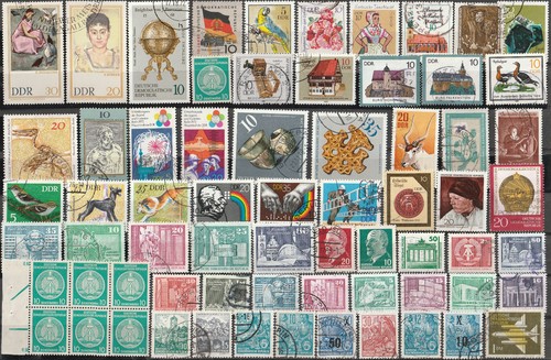 Lot stamps gdr rda - lot, east
