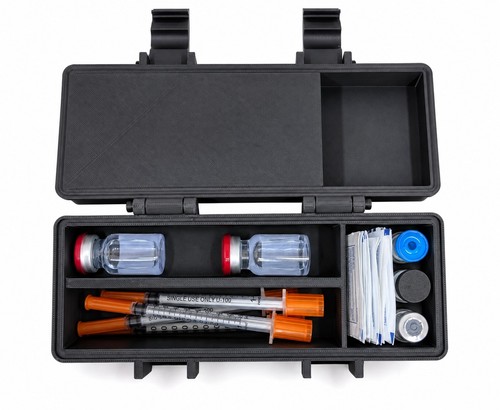 Peptide travel case vial - peptide, &