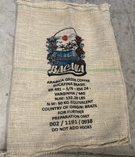 Variety of different Burlap sacks- COFFEE BEAN BURLAP SACKS - 