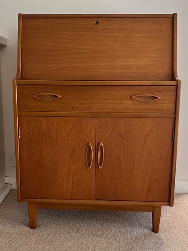 1960 jentique teak bureau - 1960’s,