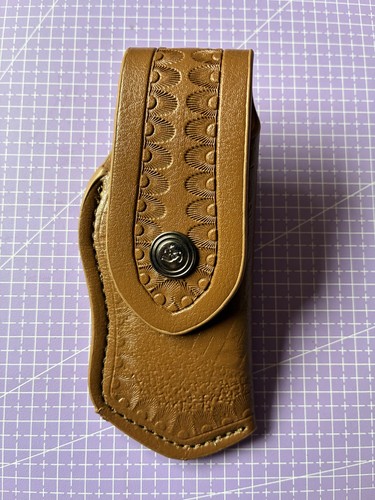 Lovely patterned brown - , faux