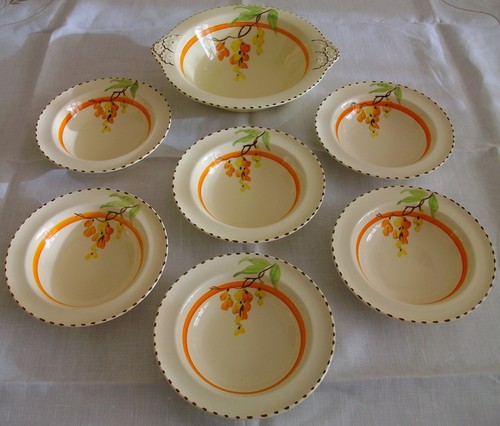 Antique dessert bowls - antique, with