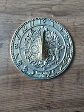 Brass Sundial Round Morning