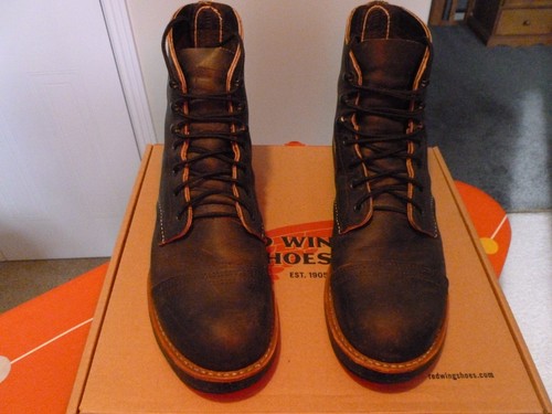 Red wing iron ranger boots - red,
