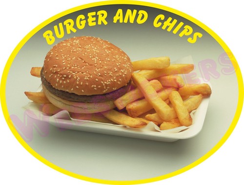 Burger chips sausage - burger, &